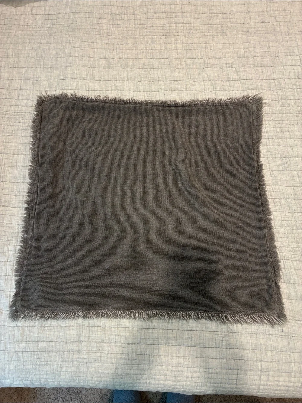 Crate & Barrel - Grey Throw Pillow Covers - set of 3